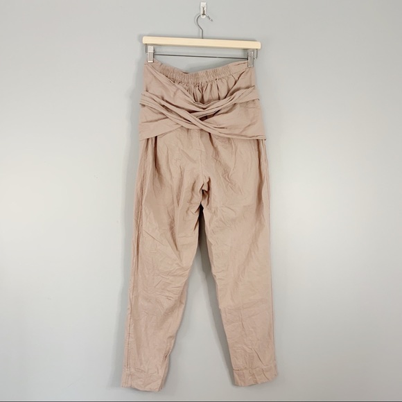 Free People Al Fresco Convertible Jumpsuit Pants Cotton Tie Strapless Small S - Picture 7 of 14